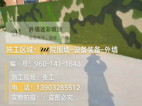 深圳 迷彩漆喷涂价格（按平方米计费）